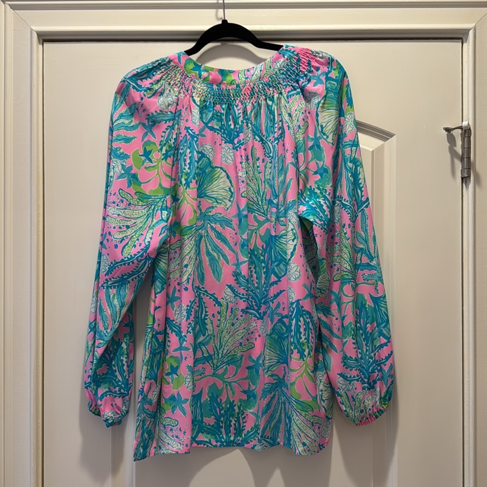 Lilly Pulitzer Elsa Top Mandevilla Baby Hip Nautic XL NWT - Picture 5 of 5